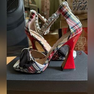 Betsey Johnson Plaid Heels
